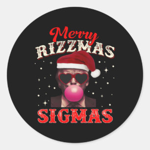 Adesivo Cristo feliz Rizz Mas Sigmas Gen Alpha Trump Papai