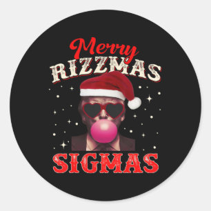 Adesivo Cristo feliz Rizz Mas Sigmas Gen Alpha Trump Papai