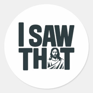 Adesivo Cristo Jesus está te observando, Jesus eu vi aquil