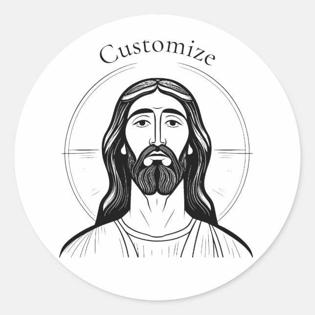 Adesivo Cristo Jesus Thunder_Cove (Frente)