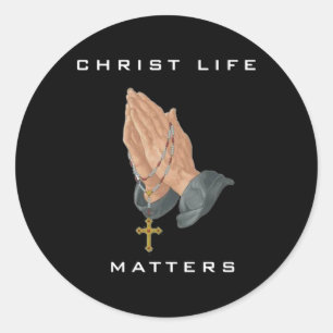 Adesivo Cristo Life S - Um poderoso Design S inspirado na