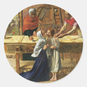 Adesivo Cristo no Compro Carpenter do Pai
