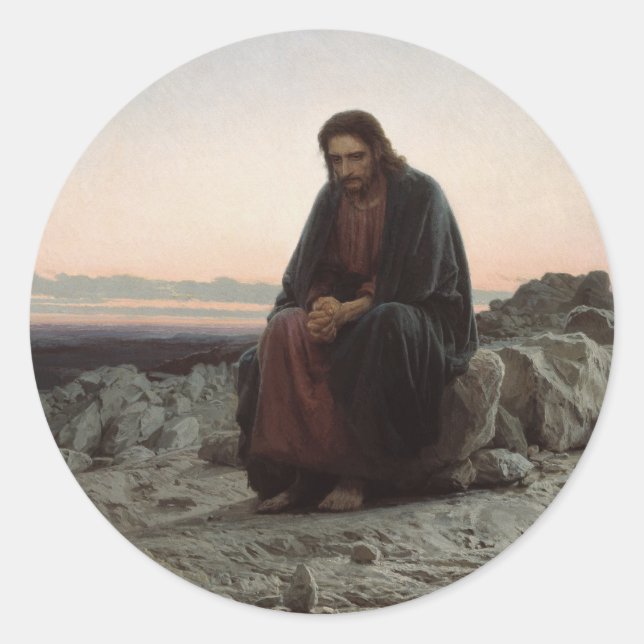 Adesivo Cristo no Deserto (Frente)