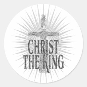 Adesivo Cristo o King-2