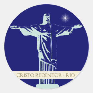 Adesivo Cristo Rio de Janeiro