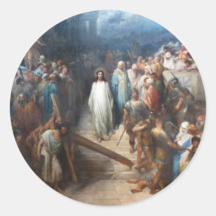 Adesivo Cristo Saindo do Praetorium