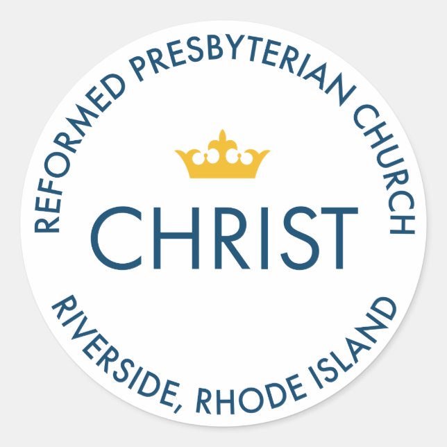 Adesivo CristoRPC - Vinheta Grande (Frente)