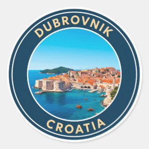 Adesivo Croácia Dubrovnik Viagem