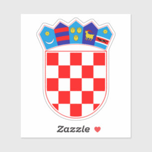 Adesivo Croata Emblem Hrvatski Grb Sticker