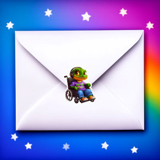 Adesivo Croc on Wheels Vinyl Sticker