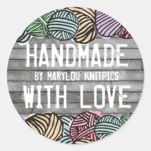 Adesivo Crochet de confecção de malhas do fio da aguarel