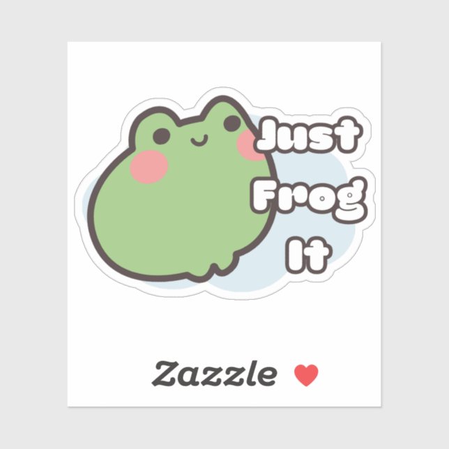 Adesivo Crochet Engraçado (Folha)