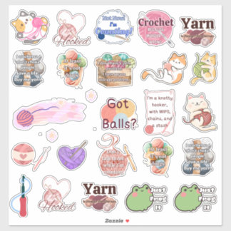 Adesivo Crochet Sticker Assortment