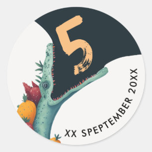 Adesivo Crocodile Aligator Tropical Wilthday