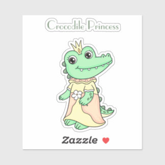 Adesivo Crocodilo Princess