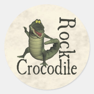Adesivo Crocodilo Rock
