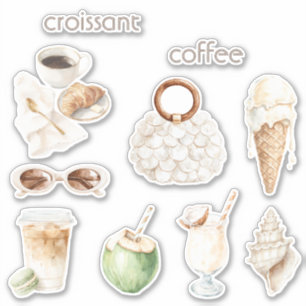 Adesivo Croissant de Coco & Café