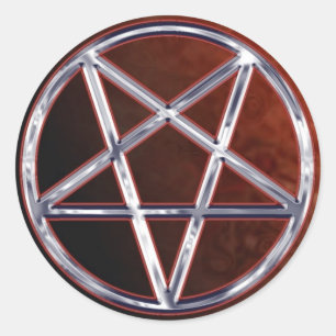 Adesivo Crome Pentagram