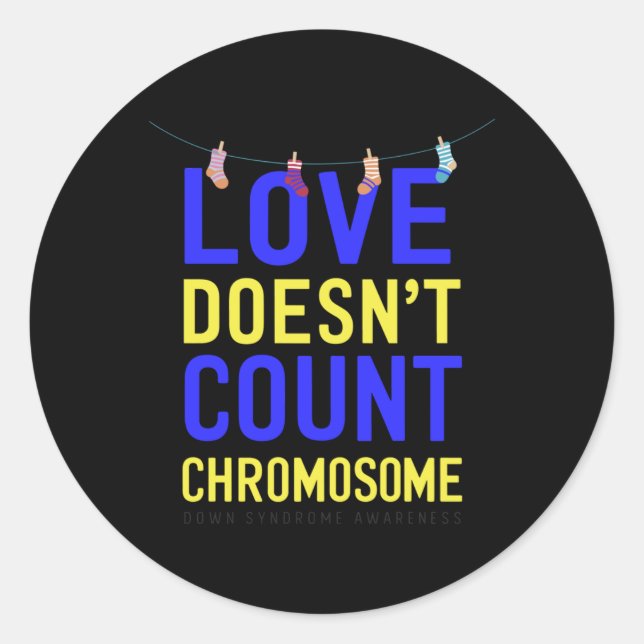 Adesivo Cromossomas Do Amor - Além Dos Números (Frente)