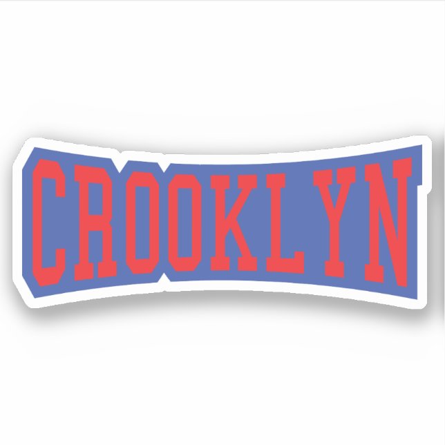 Adesivo CROOKLYN, NYC Sticker (Frente)