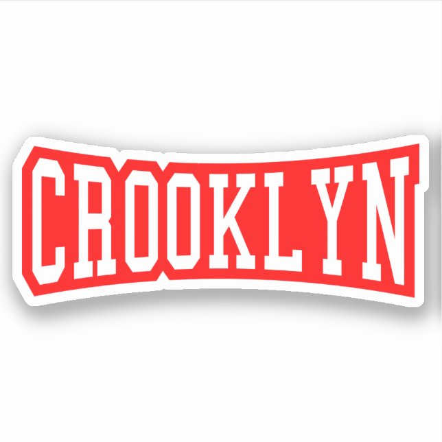 ADESIVO CROOKLYN, NYC STICKER (Frente)
