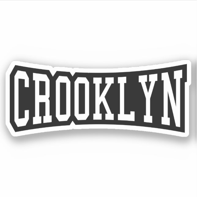 ADESIVO CROOKLYN, NYC STICKER (Frente)