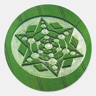 Adesivo Crop Circle Spinning Star