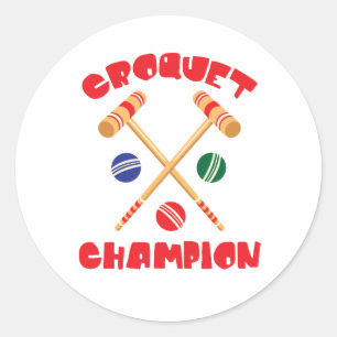 Adesivo Croquet Champion