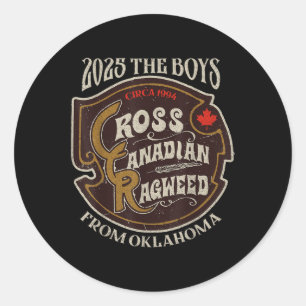 Adesivo Cross Canadense Ragweed The Boys From Oklahoma Con