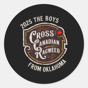 Adesivo Cross Canadense Ragweed The Boys From Oklahoma Con