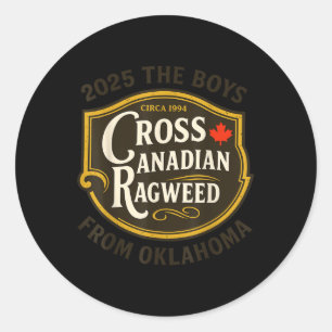 Adesivo Cross Canadense Ragweed The Boys From Oklahoma Con