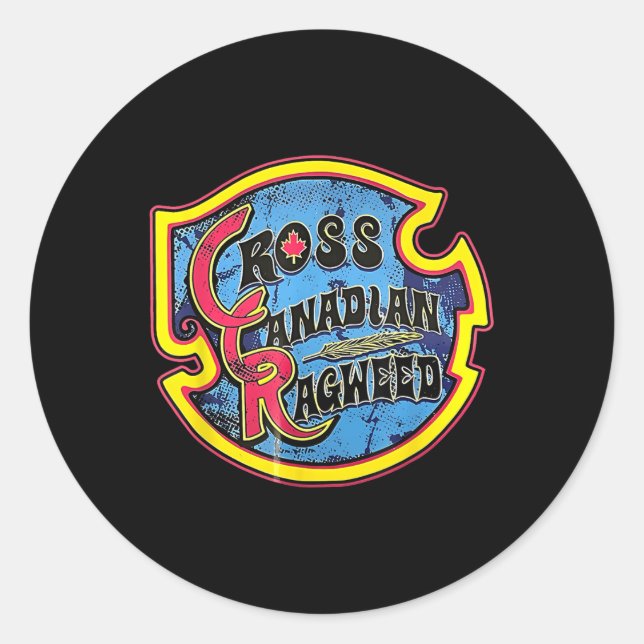 Adesivo Cross Canadense Ragweed Vintage (Frente)