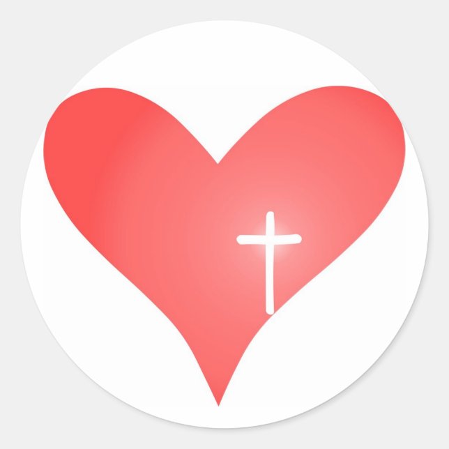 Adesivo Cross/Heart Sticker (Frente)