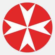 Cross Of Malta v2 (branco a vermelho)