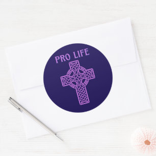 Adesivo Cross Sticker Católico Pro-Life