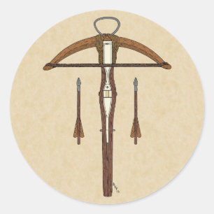 Adesivo Crossbow Medieval com Bolos
