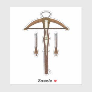 Adesivo Crossbow Medieval com Bolos