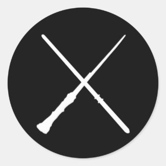 Adesivo Crossed Wands