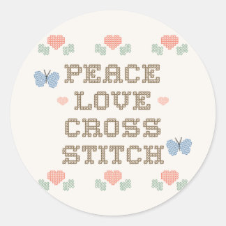 Adesivo CrossStitchPLHeartFlowers