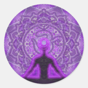 Adesivo Crown Chakra