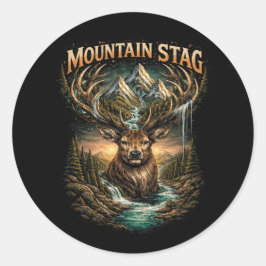 Adesivo Crown of the Mountain Stag