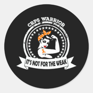 Adesivo CRPS Warrior Not For The Weak Orange Ribbon Aware