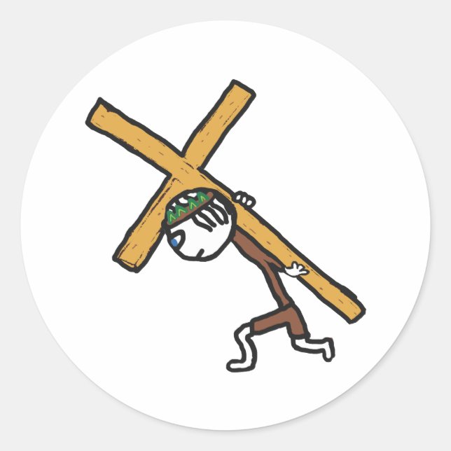 Adesivo Crucifixo (Frente)
