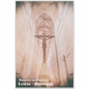 Adesivo Crucifixo atrás do altar do mosteiro da Batalha