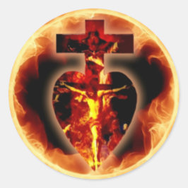 Adesivo Crucifixo religioso católico Santa Trindade