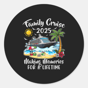 Adesivo Cruise Familiar 2025 Vacation Family Reunion Cruis