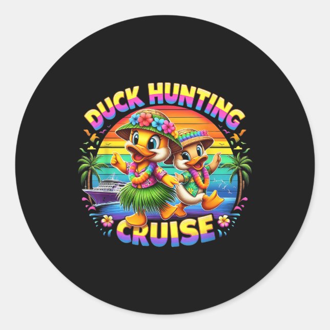 Adesivo Cruise Hunter Rubber Duckie Summer Boat Vacay Duck (Frente)