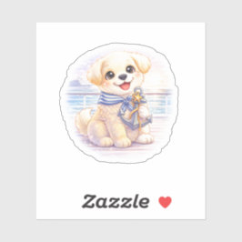 Adesivo Cruise Puppy Anchor Die-Cut Sticker