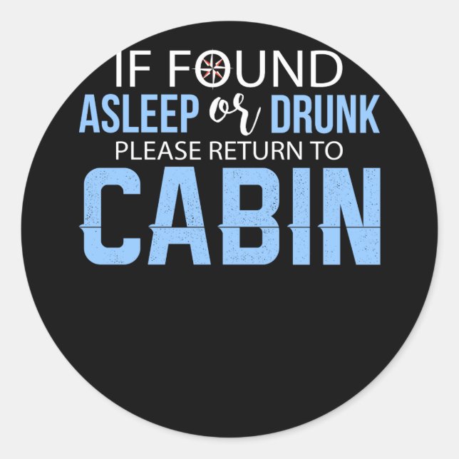 Adesivo Cruise Ship Accessory If Found Cruise (Frente)