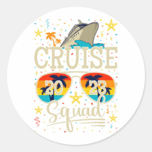 Adesivo Cruise Squad 2023 Cruising Vacation